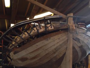 Nieuwbouw van houten jachten